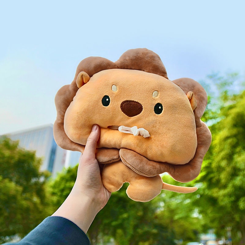 Hộp đựng khăn giấy ô tô Giá treo tay dễ thương Sắp xếp lưu trữ cho phụ kiện trang trí nội thất ô tô