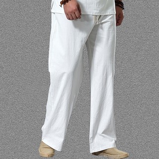 Quần Jogger Nam Vải Lanh Cotton Ống Rộng 9XL 7XL 8XL 5XL