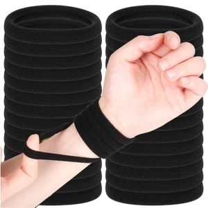 Dây Buộc Tóc Cao Su Co Giãn Màu Trơn Đơn Giản Dành Cho Nữ