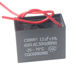 JOJO CBB61 Bắt Đầu Tụ Điện 450V 1 1 2 1 5 2 3 5 4 5 8 10 12 15 16 20UF Quạt Tụ Điện Trần Xả Động Cơ Chạy Điện Dung