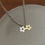 Treeling Hoa Mặt Dây Chuyền Dây Chuyền Hoa Nhỏ Chokers Dây Xích Dây Chuyền Bé Gái Nữ Trang Sức Hợp Kim Chất Liệu Đảng Accessor