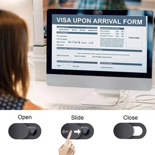 3-5 Chiếc Webcam Bao Bảo Vệ Ống Kính Bảo Vệ Miếng Dán Riêng Tư Cho Miếng Lót Điện Thoại PC Máy Tính Bảng Ống Kính Riêng Tư Đen Trắng Miếng Dán Phụ Kiện