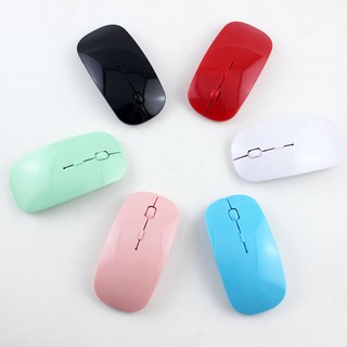 Chuột Quang Không Dây USB 1600 DPI 2.4G Siêu Mỏng Cho PC Laptop luyoo27