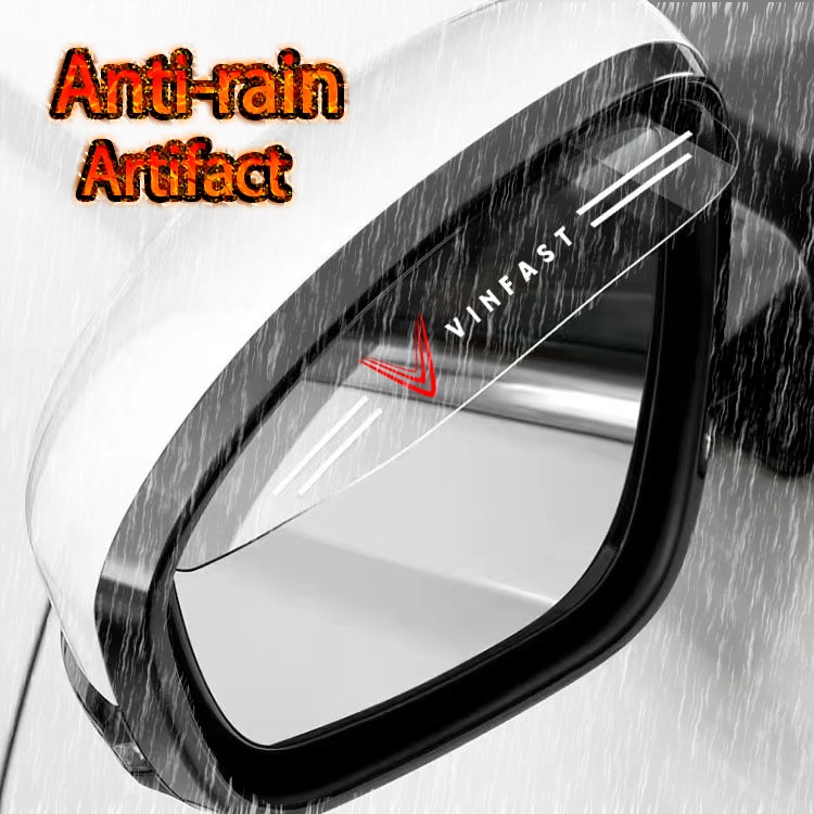 Tấm Che Nắng Mưa Và Bụi Trong Suốt Cho Gương Chiếu Hậu Xe Hơi Vf 8 Vf 9 Vf E34