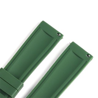 Dây Đeo Đồng Hồ Bằng Cao Su Silicone Chống Nước Chống Mồ Hôi Kích Thước 18mm 20mm 22mm 24mm