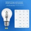 Bóng đèn Halogen WOODNEST, A55 E27 Thay thế, bảo vệ mắt Downlight Spot 28W-100W nến bóng đèn nhọn Phản xạ