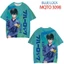 SY3 Xanh Khóa Áo Thun Anime Unisex Tee Cosplay Bachira Meguru Isagi Yoichi 3D Áo Sơ Mi Tay Ngắn Hàng Đầu Thường Ngày Plus Kích Thước Y