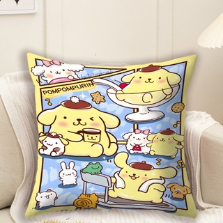 Sanrio Hoạt Hình Dễ Thương Trẻ Em Ném Gối Ngắn Sang Trọng & Polyester Cinnamoroll & Kuromi & Hello Kitty Đệm Ô Tô Phòng Ngủ Sofa Trang Trí Nhà Gối (Không Có Lõi Gối)