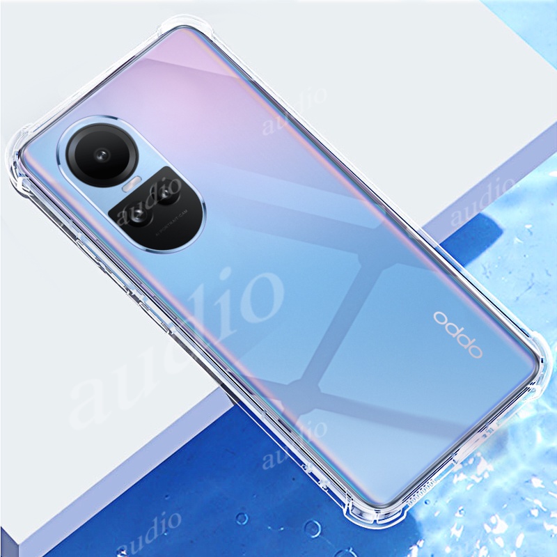 Ốp Điện Thoại Silicon TPU Mềm Trong Suốt Chống Rơi Cho Oppo Reno 11 10 Pro Plus Reno10 Pro + 5G Reno 10Pro + 10Pro +