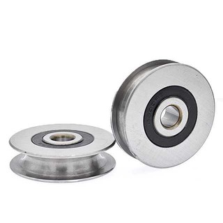 Ròng Rọc 6 * 29.3 * 8mm Bằng Thép Không Gỉ Chống Thấm Nước Không Gỉ Loại U SUS304