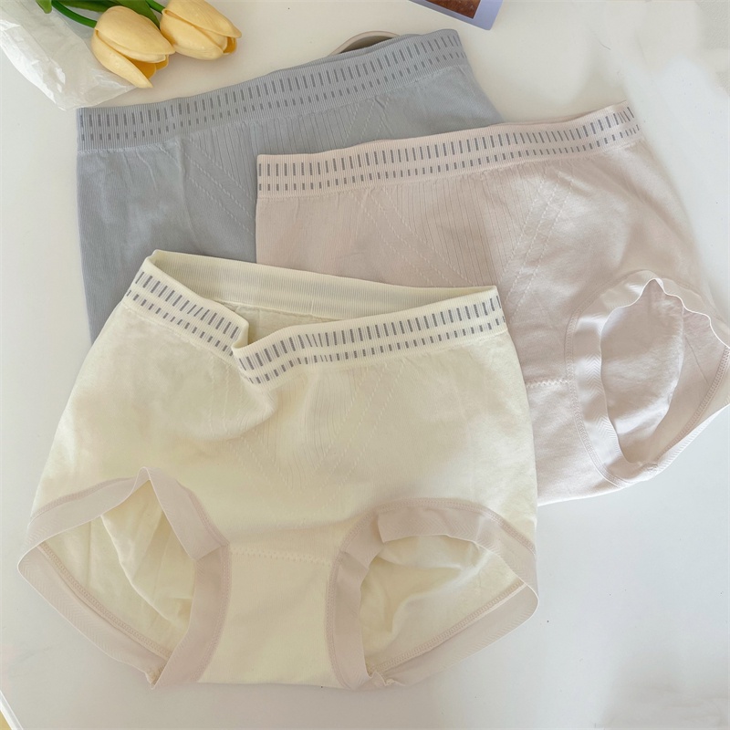 Quần Lót Cotton Không Đường May Kháng Khuẩn Thoải Mái Gợi Cảm Cho Nữ