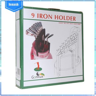 Golf 9 iron clubs holder anti-drop golf club rack dụng cụ bền phụ kiện chơi gôn [fenash.vn]