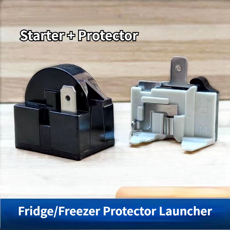Tủ lạnh máy nén ptc starter quá nhiệt bảo vệ phụ kiện sửa chữa tủ lạnh qp2-15 22 khởi động tụ điện quá tải rơle