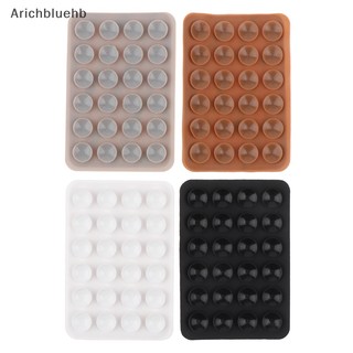 <arichbluehb> 5 miếng đệm hút silicon hai mặt cho điện thoại di động vật cố định cốc hút có lưng keo dán cao su silicone tấm hút để cố định bán