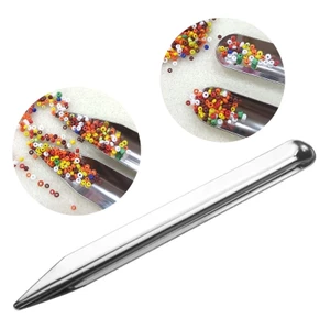 BTF Mini Thép Không Gỉ Trang Sức Chọn Lên Hộp Đựng Đá Muỗng Đá Quý Kim Cương Hạt Xẻng Trang Sức Làm DIY Tay Quá