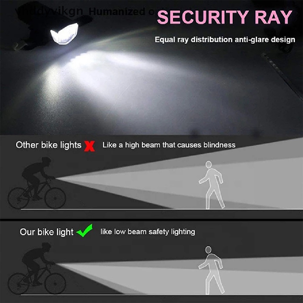 Bộ Đèn Pha LED Sạc USB Chuyên Dụng Cho Xe Đạp Leo Núi