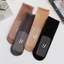 SUNKISSD 5 Đôi Vớ Ngắn Cao Su Chấm Chất Lượng Cao Chống Trơn Trượt Lụa Sheer Đến Mắt Cá Chân Tất