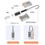 Ổ khóa kết hợp 4 chữ số Ổ khóa bảo vệ khái niệm thời tiết bằng cáp thép