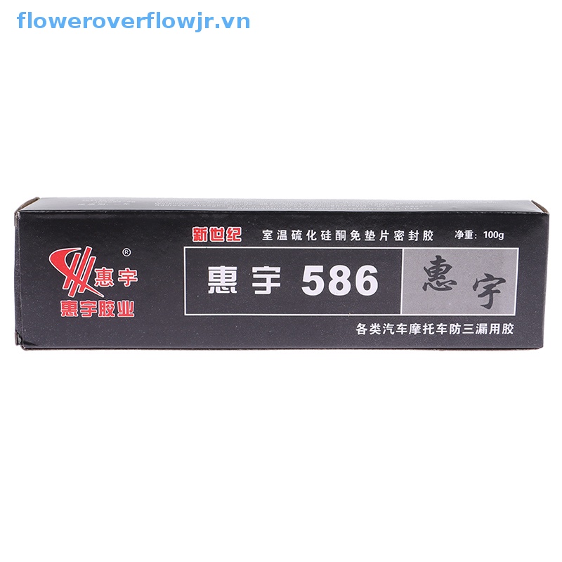 Keo Dán Silicon Màu Đen 586 Không Cần Đóng Dấu Cho Xe Hơi