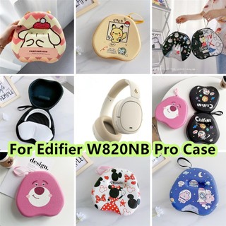 [imamura] Dành cho hộp đựng tai nghe Edifier W820NB Pro Phim hoạt hình sáng tạo Totoro cho Edifier W820NB Pro Tai nghe Earpads Hộp đựng túi đựng tai nghe