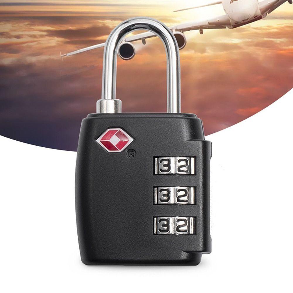 Khóa mật khẩu hải quan YMIFI, Công cụ bảo mật Khóa kết hợp 3 chữ số TSA, Tủ khóa móc di động Khóa chống trộm Vali Hành lý Khóa mã hóa Du lịch