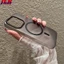 Ultra Thin Matte Magnetic Phone Case for iPhone 16 15 14 Plus 13 12 Pro Max Transparent Shockproof Hard Cover