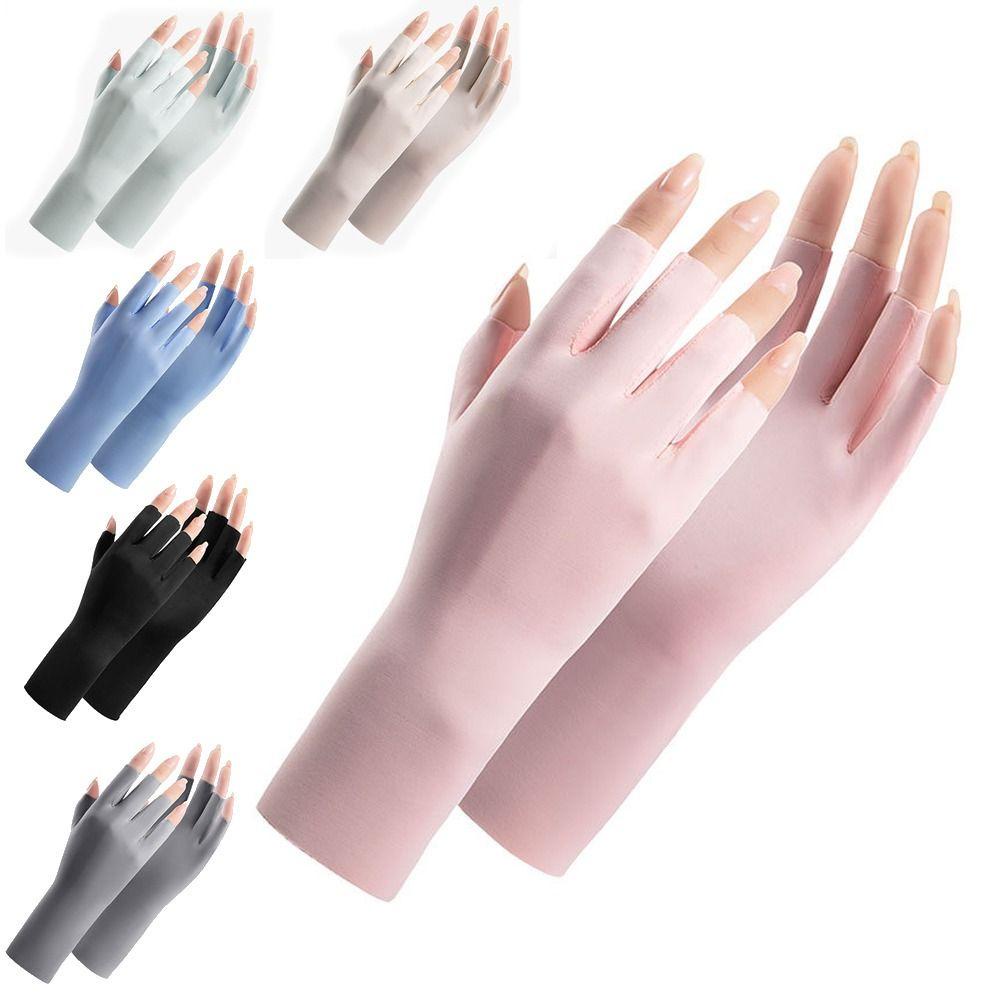 Găng Tay Chống Nắng HOBBYIN, Chống Tia UV với Đèn LED - Bảo Vệ Móng và Da Ngón Tay