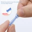 FUHUIOT 50 Cái / hộp Kim Hỗ trợ giảm mụn Dùng Một Lần, Chân Mụn Đầu Đen Tẩy Mụn Đầu Đen Dụng Cụ Tẩy Mụn Đầu Đen, Dụng Cụ Chăm Sóc Da Màu Xanh Chuyên Nghiệp Chăm Sóc Da Chân Mụn Sử Dụng Tại Nhà