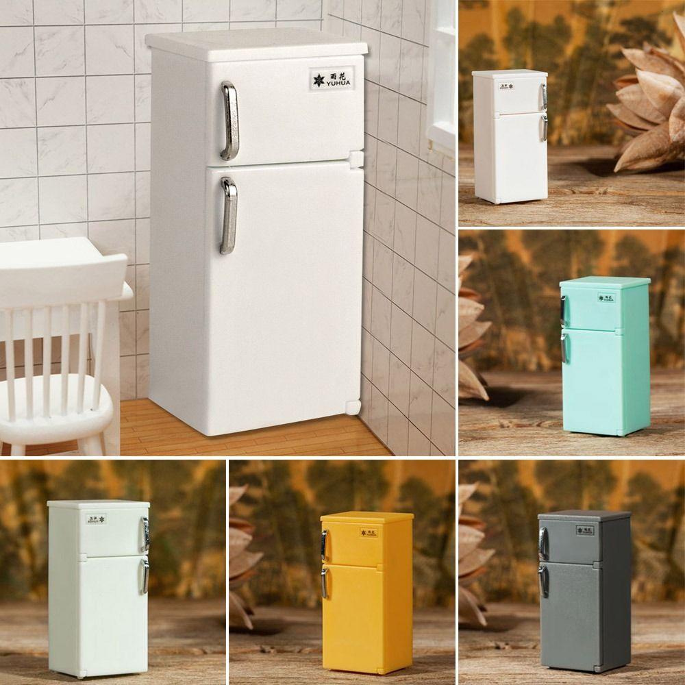 Tủ Lạnh Mini NEAVERLER, Thiết Bị Nhà Bếp Nhiều Màu Mẫu Tủ Lạnh, Nhựa Xuất Sắc 1: 24 Blyth Nhà Búp Bê Tủ Lạnh