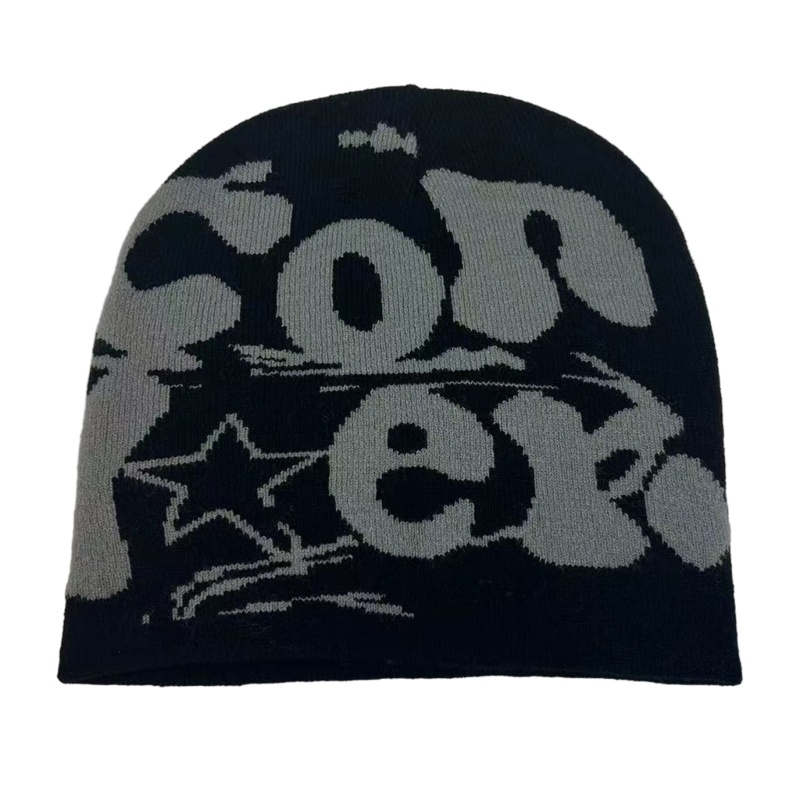 Mũ beanie unisex yoi y2k Phong Cách Đường Phố Cho Các Hoạt Động Ngoài Trời