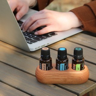 MANDY HOME Khay Gỗ Gụ 15ml Trưng Bày Tinh Dầu doteri Có Thể Tùy Chỉnh