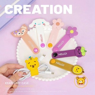 1 Dụng Cụ Quấn Dây Cáp Bằng Silicone Hình Trái Cây