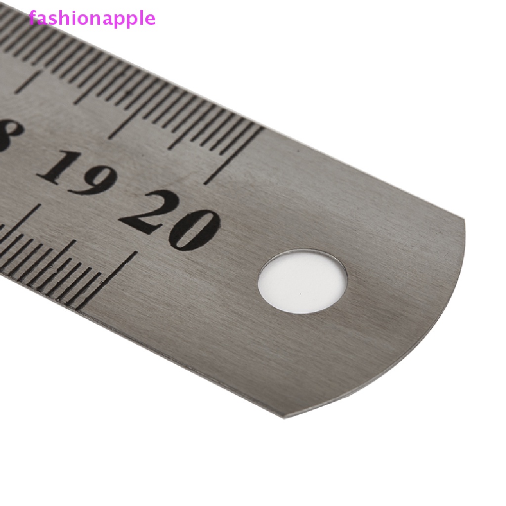 Thước Đo Hai Mặt Bằng Thép Không Gỉ 15-30cm