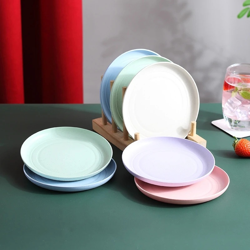 Đĩa Tròn 10cm Bằng Sợi Rơm Lúa Mì Đựng Gia Vị / Bánh Kẹo Tráng Miệng ...