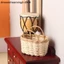 1: 12 Nhà búp bê Giỏ đựng đồ thu nhỏ Thực phẩm rau củ Khung dệt Mô hình nhà bếp Trang trí Phụ kiện nhà búp bê [zkm]