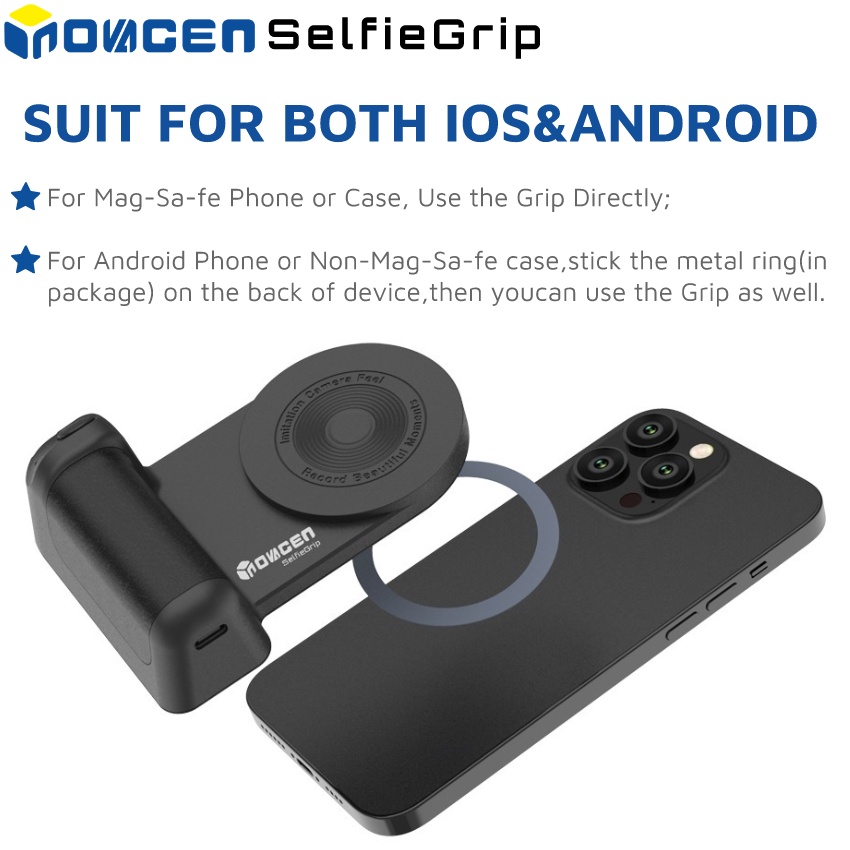 Giá Đỡ Điện Thoại Từ Tính Hỗ Trợ Chụp Ảnh Selfie Chống Rung Lắc