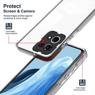Ốp Điện Thoại TPU Silicon Trong Suốt Chống Sốc Cho OPPO Reno 8 4G Reno 7 4G F21 Pro