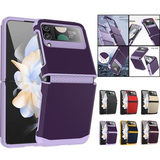 Giáp Cao Su Bản Lề Ốp Lưng Samsung Z Flip 6 Xe Đẩy Gấp Bản Lề Full Matte Bảo Vệ Vỏ Điện Thoại Z Flip 6 Flip 5 Vỏ Pc Cứng