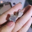 ⭐ Bông Tai Cỏ Bốn Lá Đính Đá Sang Trọng Phong Cách Pháp Cho Nữ