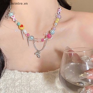 Dây Chuyền / Vòng Tay Đính Nơ Tua Rua Nhiều Màu Ngọt Ngào Cho Nữ