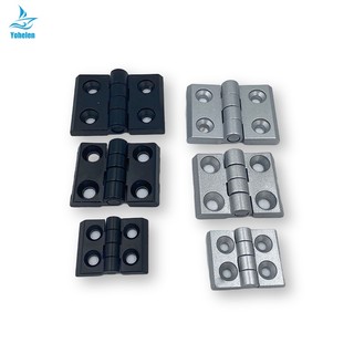 Bản Lề Cửa Bằng Hợp Kim Kẽm Màu Đen / Bạc 2020 3030 3040 4040