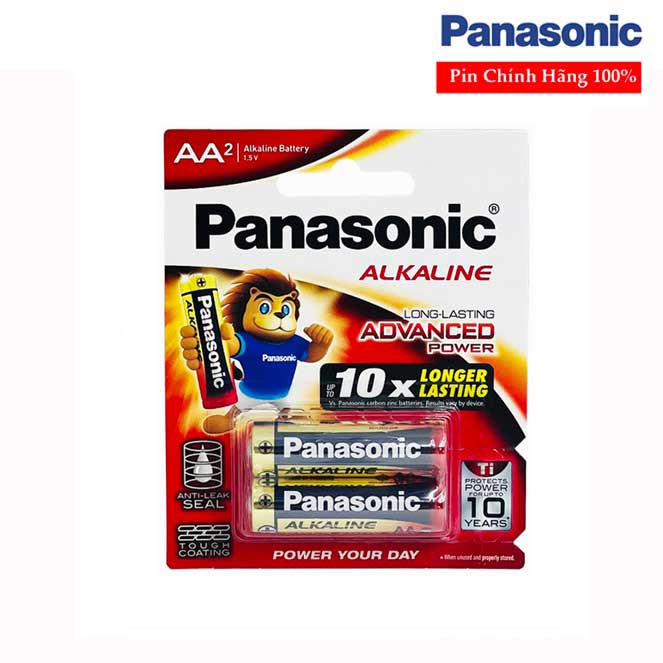 Pin Alkaline 2A 3A Panasonic chính hãng Vỉ 2 viên pin tiểu/pin đũa dùng ...