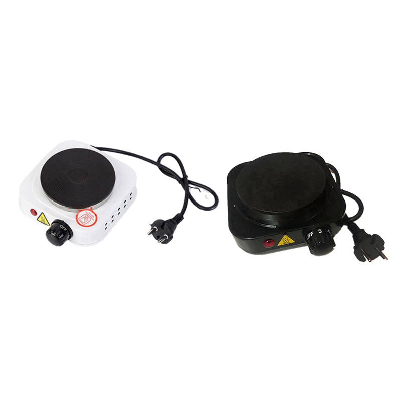 500w Hot Plate Iron Burner Máy sưởi cà phê Thiết bị nấu ăn gia dụng Phích cắm EU màu trắng