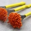 SUNKISSD 200 Chiếc Chặn Bobber Câu Cá, Dòng Giải Quyết Phụ Kiện Nửa Hạt Đậu Cao Su, Phao Đồng Tâm Cao Trong Suốt Không Gian Đậu Hồ Sông Biển