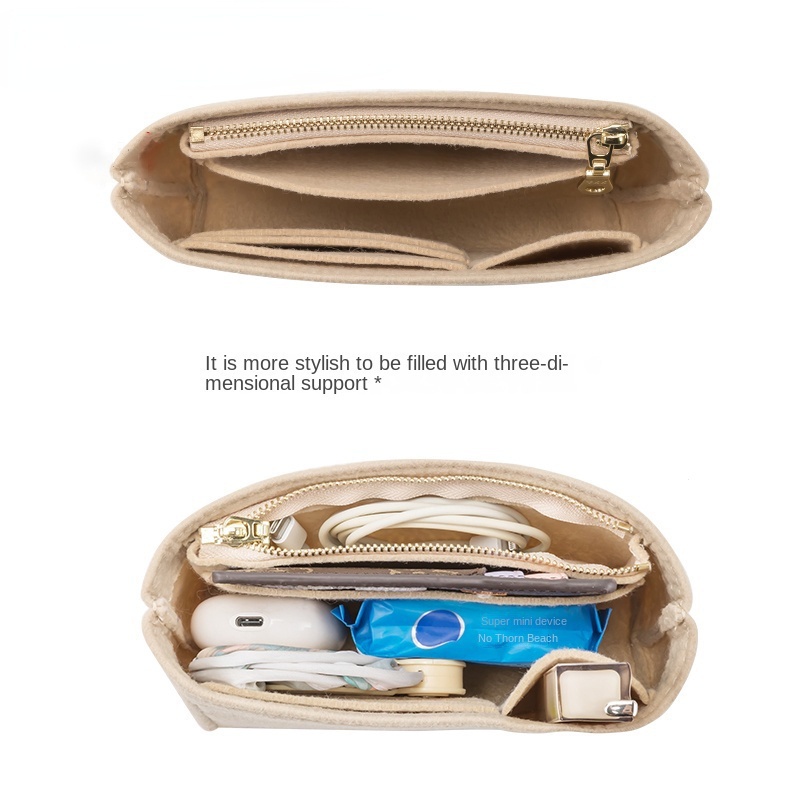 Ví nỉ đựng đồ cho Longchamp Mini, túi chét bên trong, bảo quản phụ kiện túi xách