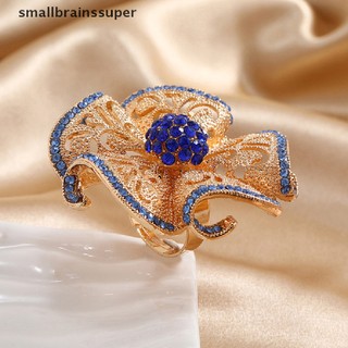 Nhẫn Mạ Vàng Đính Đá Zircon Phong Cách Ấn Độ Cổ Điển Cho Nữ SBS