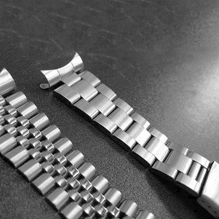 ROLEX Dây Đeo Inox Dạng Cong Cho Đồng Hồ Thông Minh Seiko SKX007 SKX009 18 / 19 / 20 / 21 / 22 / 24mm