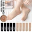 DUSKGLOW 5 Đôi Tất Lụa Pha Lê Vô Hình Nylon Chấm Cao Su Chống Trơn Trượt Lụa Sheer Đến Mắt Cá Chân Tất