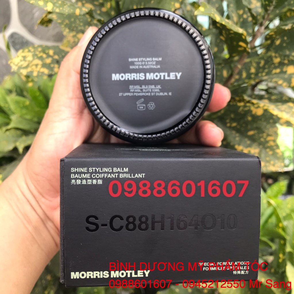 Sáp vuốt tóc nam cao cấp Morris Motley Shine Styling Balm (2026