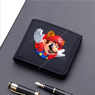 [Hàng Tại Chỗ] Ví Đựng Thẻ Tín Dụng Và Tiền Xu mini Dòng Trò Chơi super mario bros Có Khóa Kéo Phổ Biến Cho Bé Trai Và Bé Gái